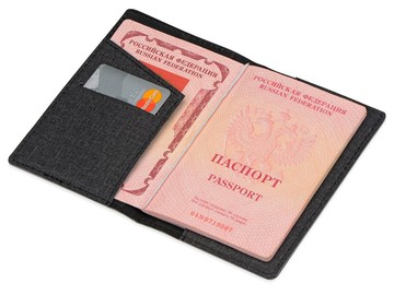 Обложка для паспорта «Consul», темно-серый