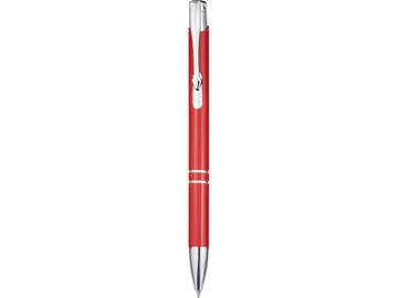 Алюминиевая шариковая кнопочная ручка Moneta, красный
