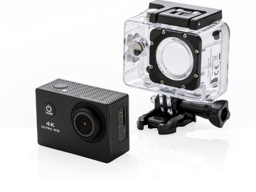 Экшн-камера 4K, черный