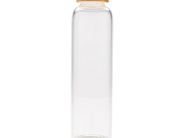 Стеклянная бутылка с чехлом