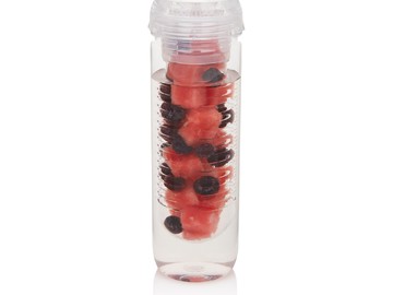 Бутылка для воды с контейнером для фруктов, 500 мл
