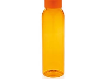 Герметичная бутылка для воды из AS-пластика, оранжевая