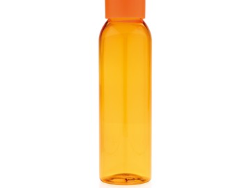 Герметичная бутылка для воды из AS-пластика, оранжевая