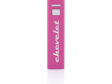 Универсальное зарядное устройство 2200 mAh, розовый