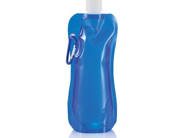Складная бутылка для воды, 400 мл, синий
