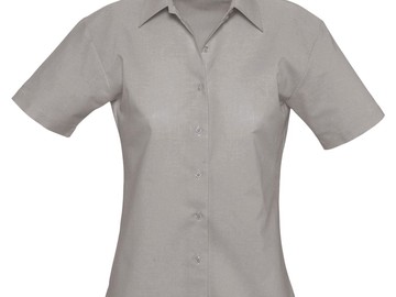 Рубашка женская с коротким рукавом ELITE, серая