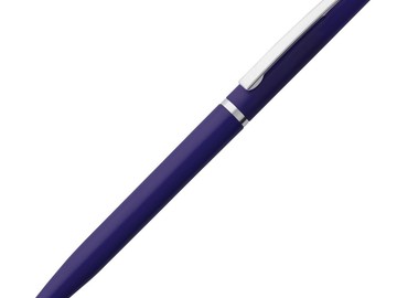 Ручка шариковая Euro Chrome, синяя