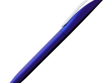 Ручка шариковая Pin Silver, синий металлик