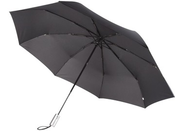 Зонт складной Unit Fiber, черный