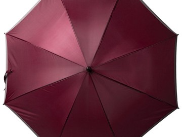 Зонт-трость светоотражающий Unit Reflect, бордовый