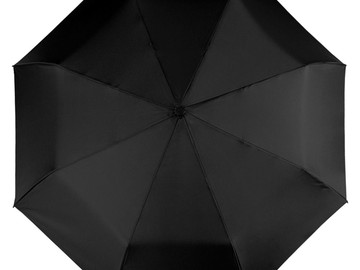 Складной зонт Magic с проявляющимся рисунком, черный
