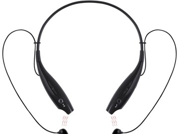 Bluetooth наушники stereoBand, черные