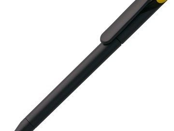 Ручка шариковая Prodir DS1 TMM Dot, черная с желтым