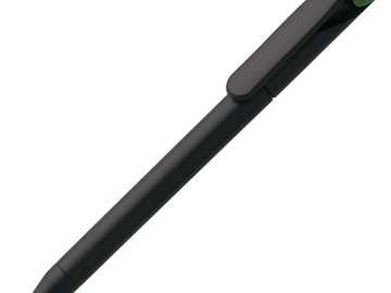 Ручка шариковая Prodir DS1 TMM Dot, черная с зеленым