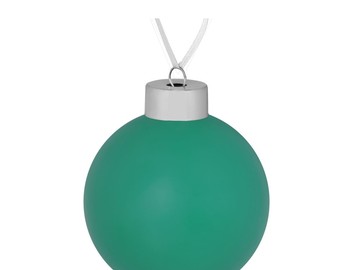 Елочный шар Color, 8 см, зеленый