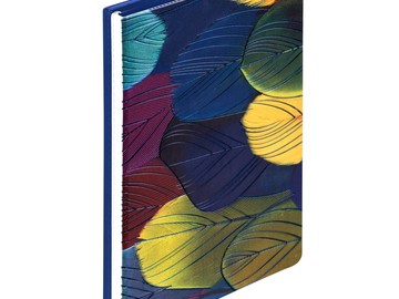 Ежедневник Butterfly Peacock, синий, недатированный