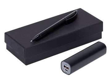 Набор Couple: аккумулятор и ручка, черный