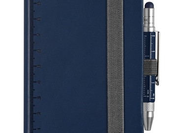 Блокнот Lilipad с ручкой Liliput, синий