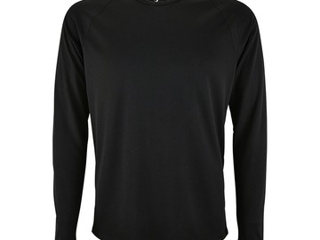 Футболка с длинным рукавом SPORTY LSL MEN, черная