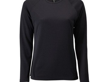 Футболка с длинным рукавом SPORTY LSL WOMEN, черная