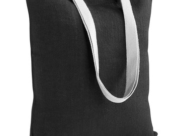 Холщовая сумка на плечо Juhu, черная