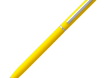Ручка шариковая Hotel Chrome, ver.2, матовая желтая
