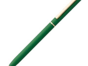 Ручка шариковая Hotel Gold, ver.2, матовая зеленая