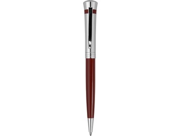 Ручка шариковая Nina Ricci модель «Legende Burgundy», красный/серебристый