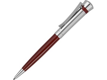 Ручка шариковая Nina Ricci модель «Legende Burgundy», красный/серебристый