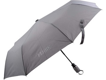 Складной зонт Ferre, полуавтомат, серый
