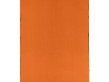 Флисовый плед Warm&Peace, оранжевый