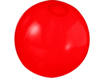 Мяч пляжный «Ibiza», красный прозрачный