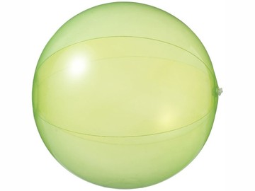 Мяч пляжный «Ibiza», зеленый прозрачный