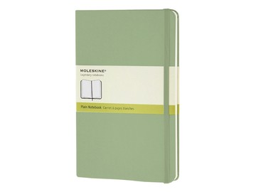 Записная книжка Moleskine Classic (нелинованный) в твердой обложке, Large (13х21см), фисташковый