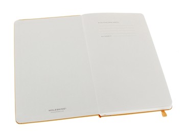 Записная книжка Moleskine Classic (нелинованный) в твердой обложке, Large (13х21см), оранжевый