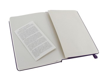 Записная книжка Moleskine Classic (в линейку) в твердой обложке, Large (13х21см), фиолетовый