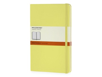 Записная книжка Moleskine Classic (в линейку) в твердой обложке, Large (13х21см), цитрусовый