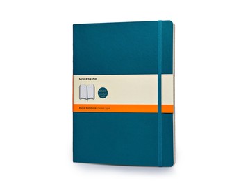 Записная книжка Moleskine Classic Soft (в линейку), Хlarge (19х25 см), бирюзовый