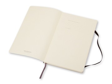 Записная книжка Moleskine Classic Soft (нелинованный), Large (13х21см), черный