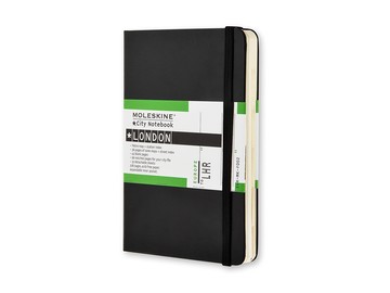 Записная книжка Moleskine City London (Лондон), Pocket (9x14 см), черный