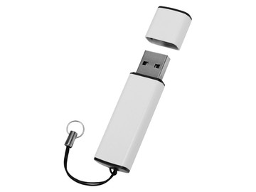 Флеш-карта USB 2.0 16 Gb металлическая с колпачком 