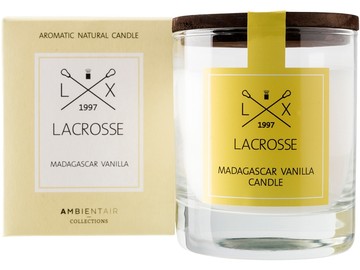 Свеча ароматическая в стекле «Мадагаскарская ваниль», желтый