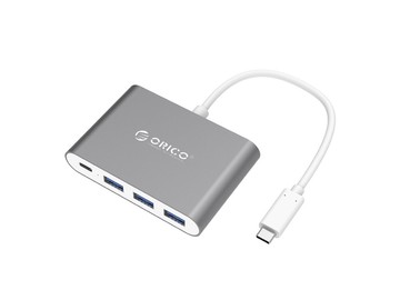 USB-концентратор Orico RC3A-SG (USB Type-C*1USB Type-A*3)/USB Type-C