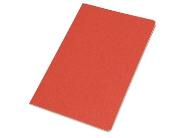 Блокнот А5 «Snow» из переработанного картона, красный