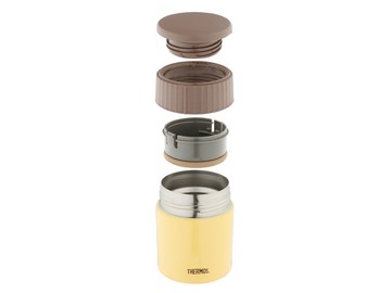 Термос из нерж. стали для еды тм THERMOS JBQ-400-BNN 0.4L, желтый