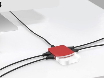 USB хаб «Mini iLO Hub», красный