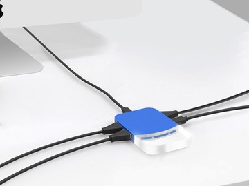 USB хаб «Mini iLO Hub», синий