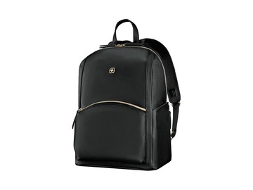 Рюкзак женский LeaMarie WENGER, черный, ПВХ/полиэстер, 31x16x41 см, 18 л