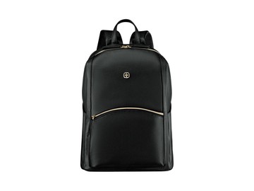 Рюкзак женский LeaMarie WENGER, черный, ПВХ/полиэстер, 31x16x41 см, 18 л