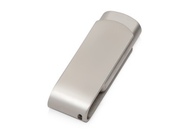 USB-флешка 3.0 на с поворотным клипом, серебристый